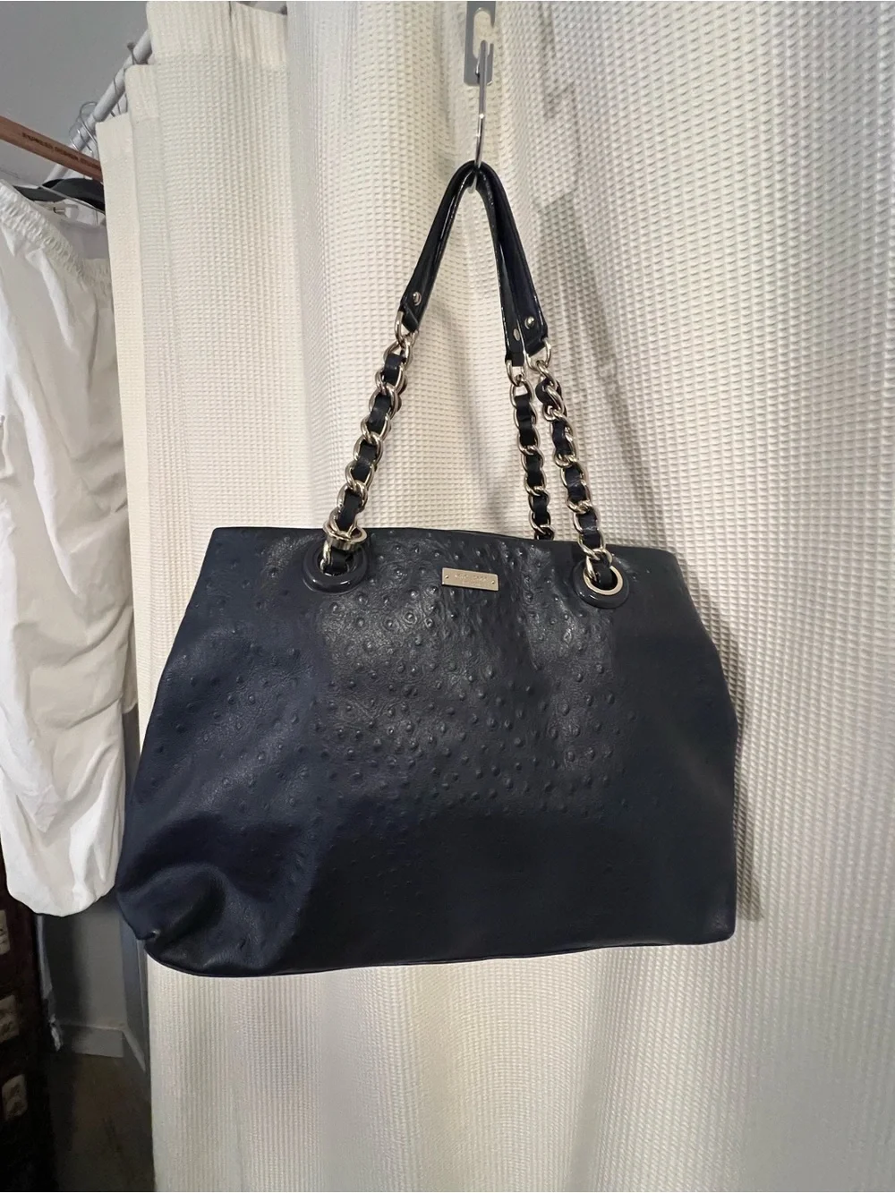 Kate Spade Crocodile Dark Blue Women’s Tote Bag